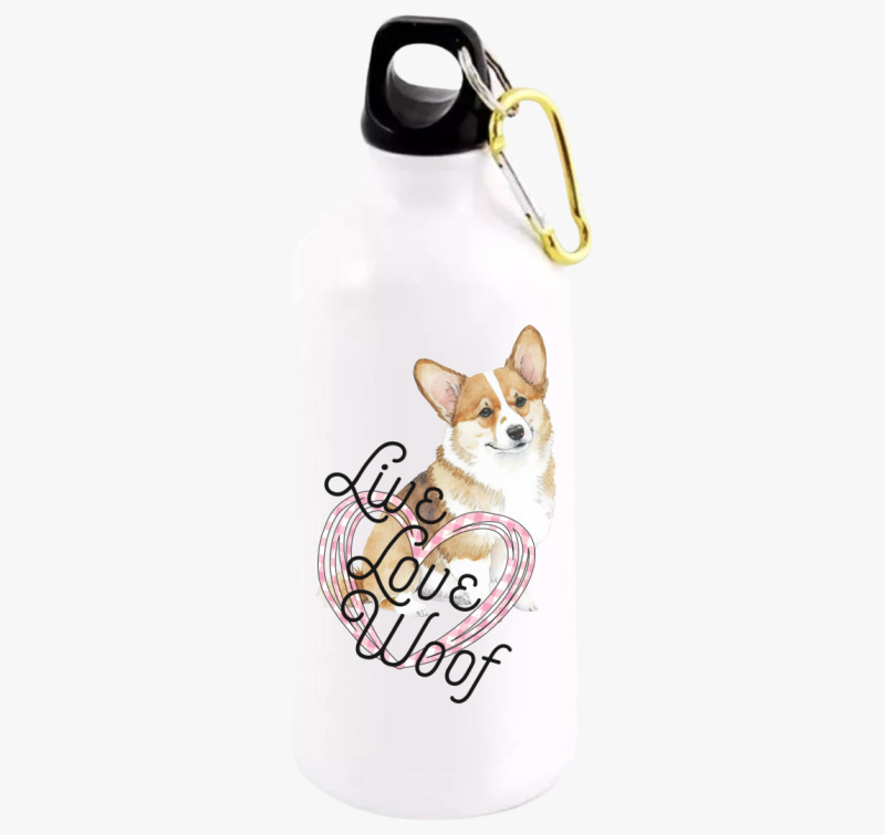 Corgi szivecskés kulacs