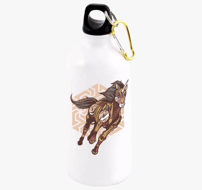 Steampunk unikornis kulacs