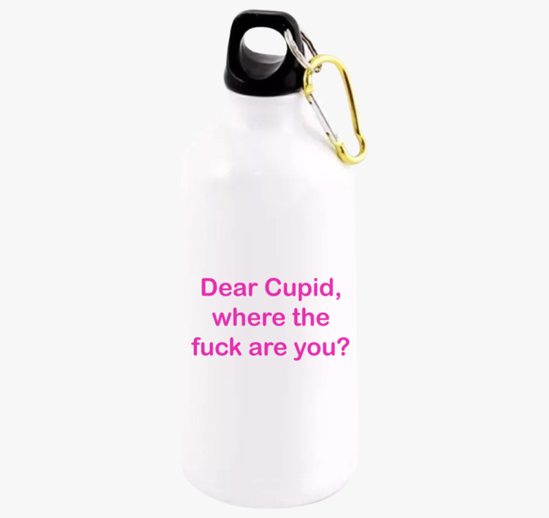 Dear Cupid pink kulacs