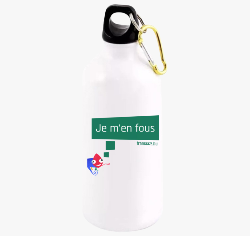 Nem érdekel! színes feliratú kulacs