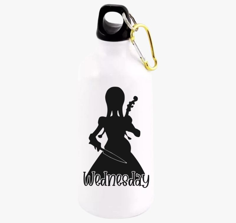 Wednesday Addams silhouette kulacs