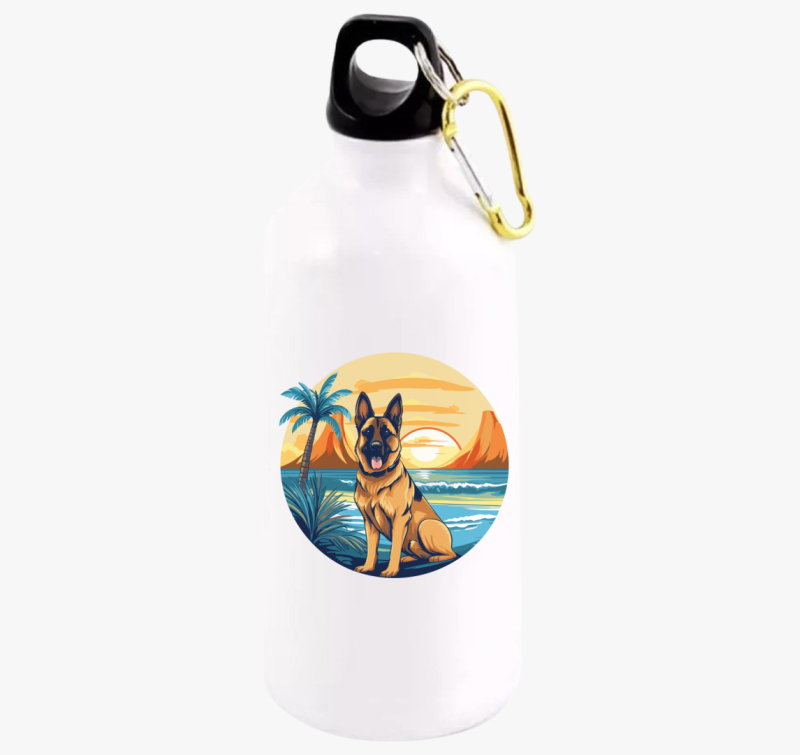 Németjuhász sunset kulacs