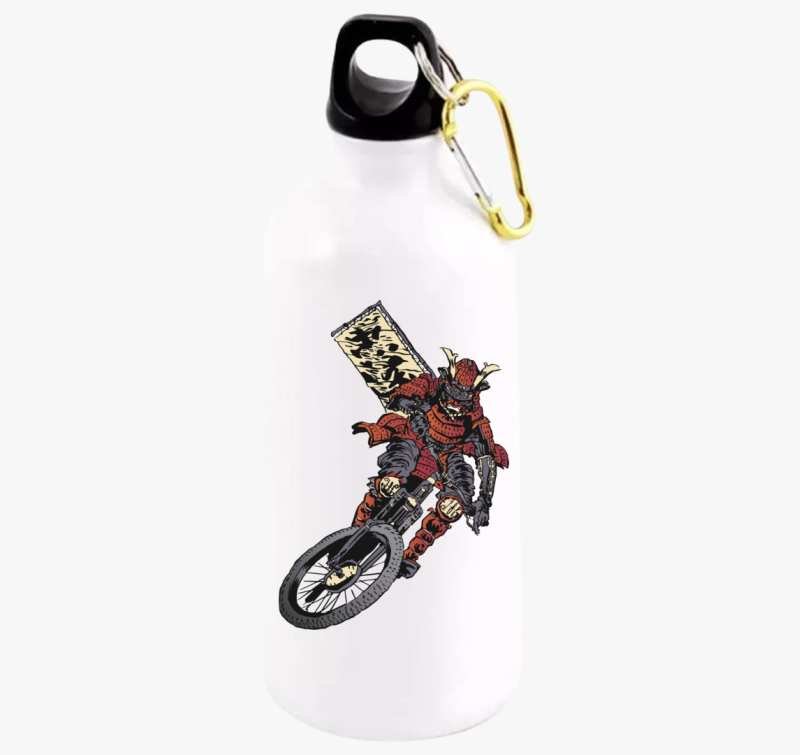 Szamuráj bringás kulacs