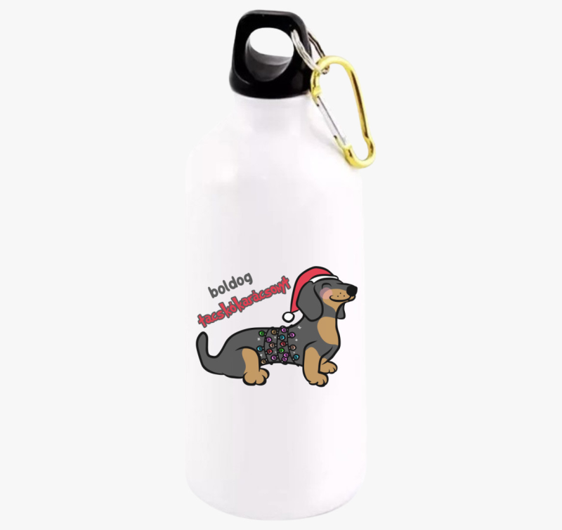 Boldog tacskó karácsonyt kulacs