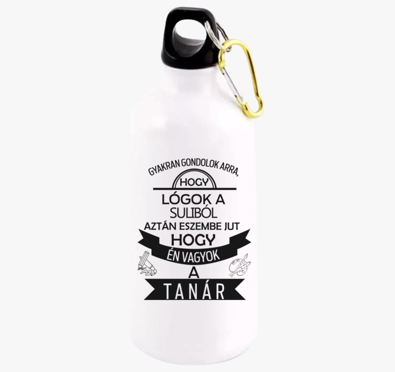 Lógós tanár kulacs