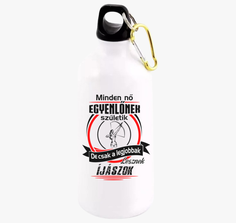 Női íjász kulacs 