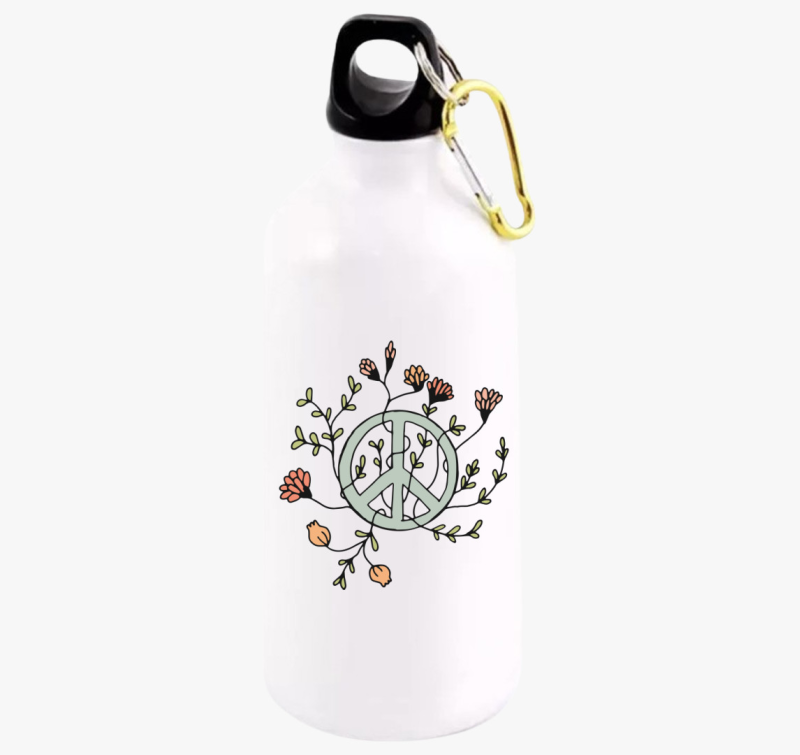 Békejeles színes kulacs