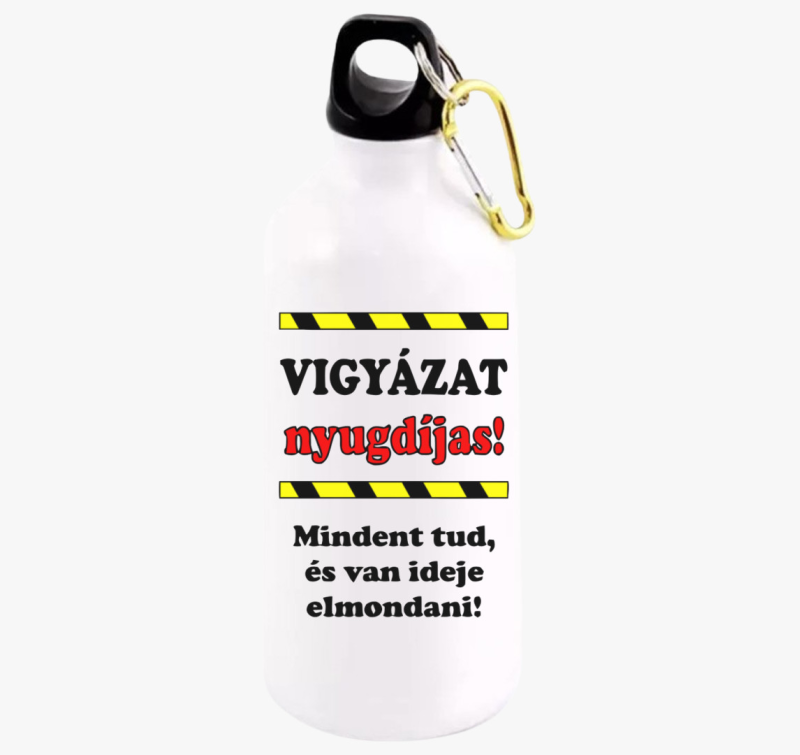 Vigyázat, nyugdíjas kulacs