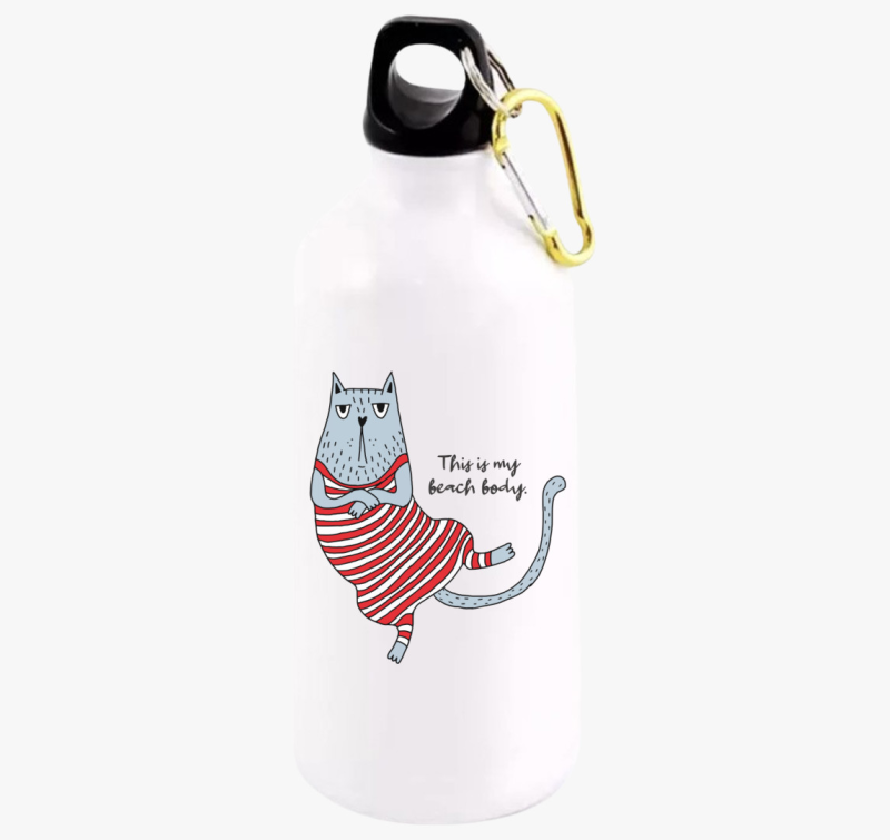 Strandoló macska kulacs 