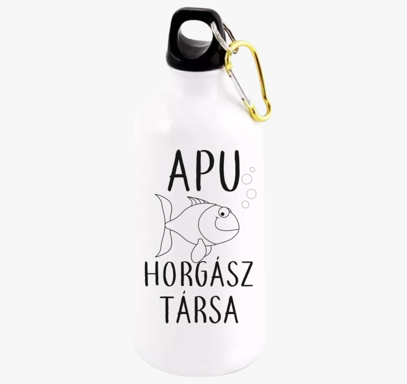 Apu horgász társa-gyerek kulacs