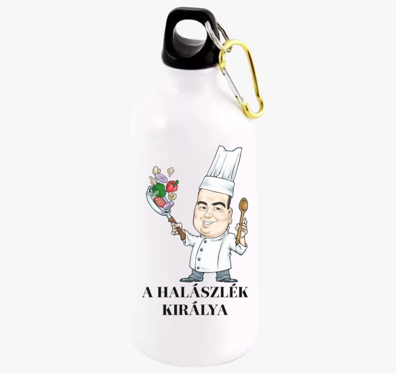 Halászlé (választható szöveg) kulacs szakácsoknak