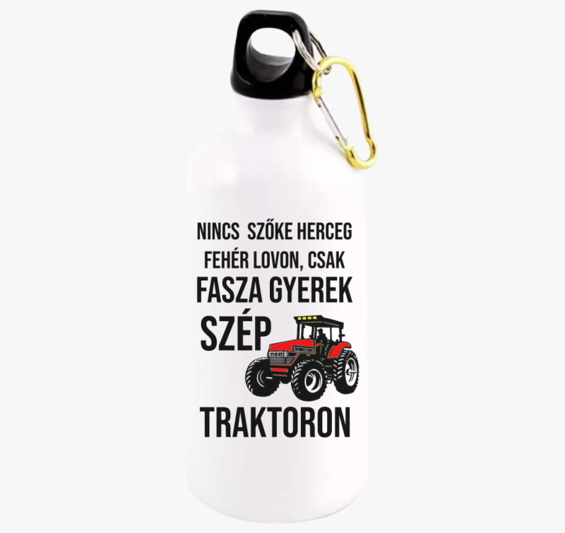 Traktoros faszagyerek kulacs