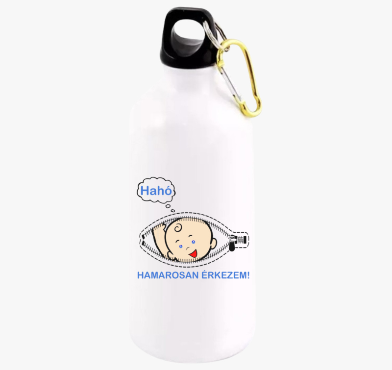 Hamarosan érkezem kismama kulacs