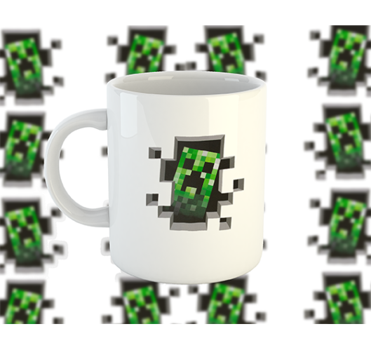 Minecraft Creeper bögre