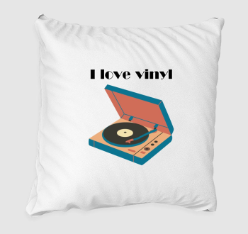 I Love Vinyl párna