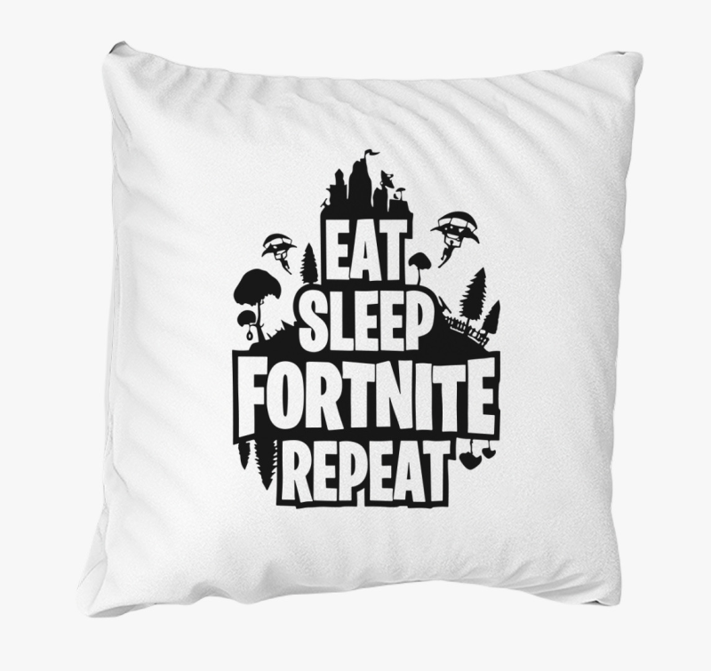 Eat sleep fornite repeat párna