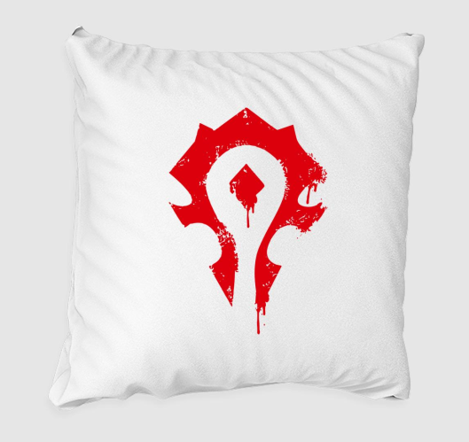 Warcraft Horde Symbol párna