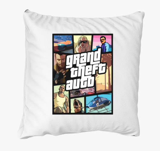 GTA poszter párna