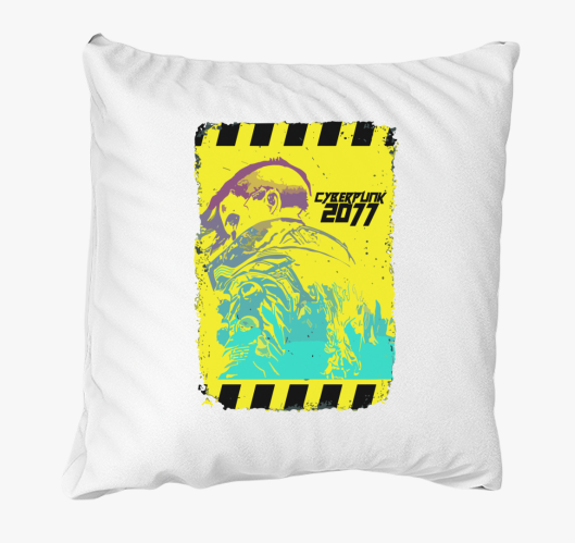 Cyberpunk 2077 plakát párna