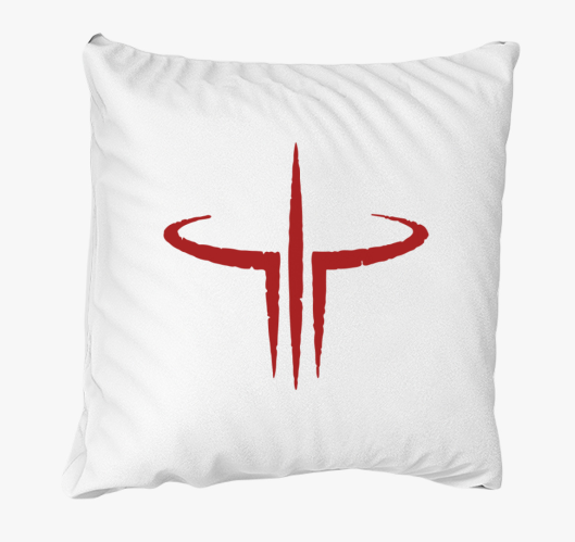 Quake 3 logo párna
