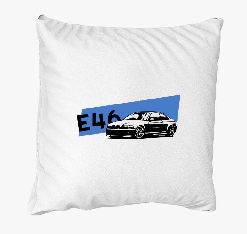 BMW E46 feliratos párna