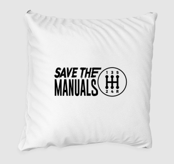 Save the manuals párna