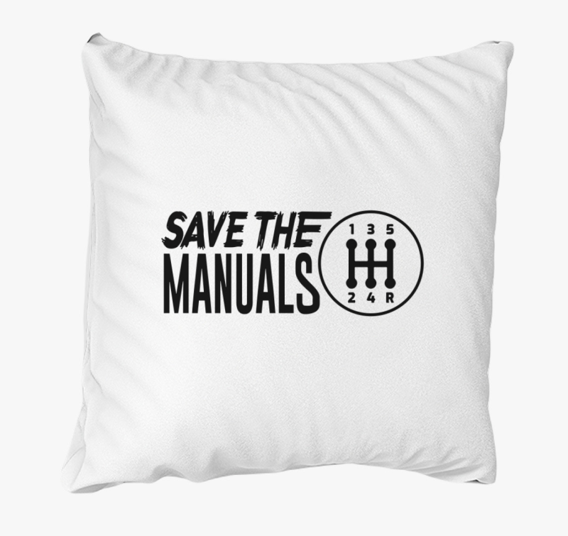 Save the manuals párna