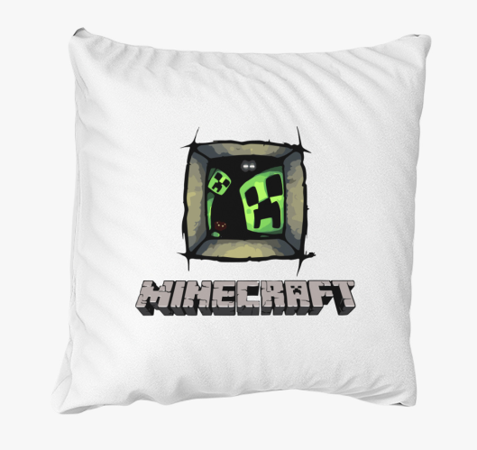 Minecraft window zombie párna