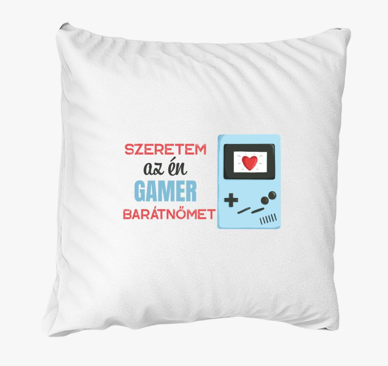 Szeretem az én gamer barátnőmet páros párna