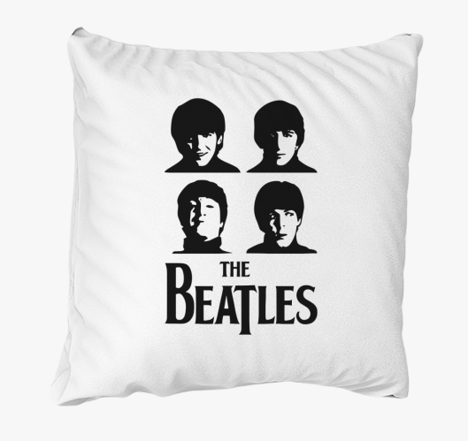 Beatles portrék párna