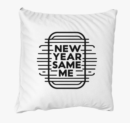 New Year Same Me párna