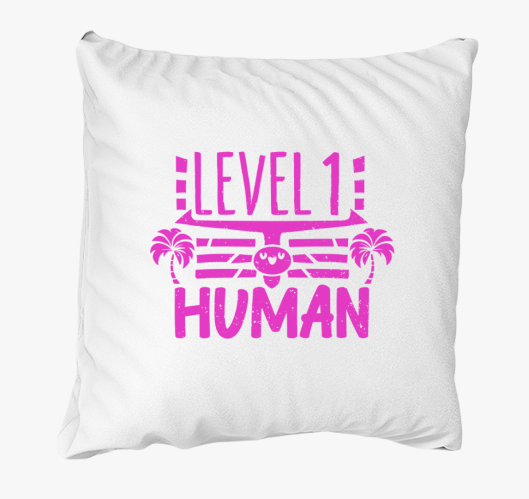 Level 1 Human pink párna