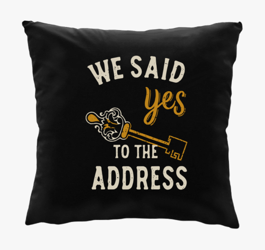 We said yes párna