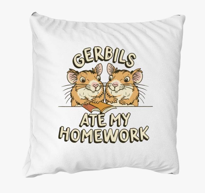Gerbils my homework párna