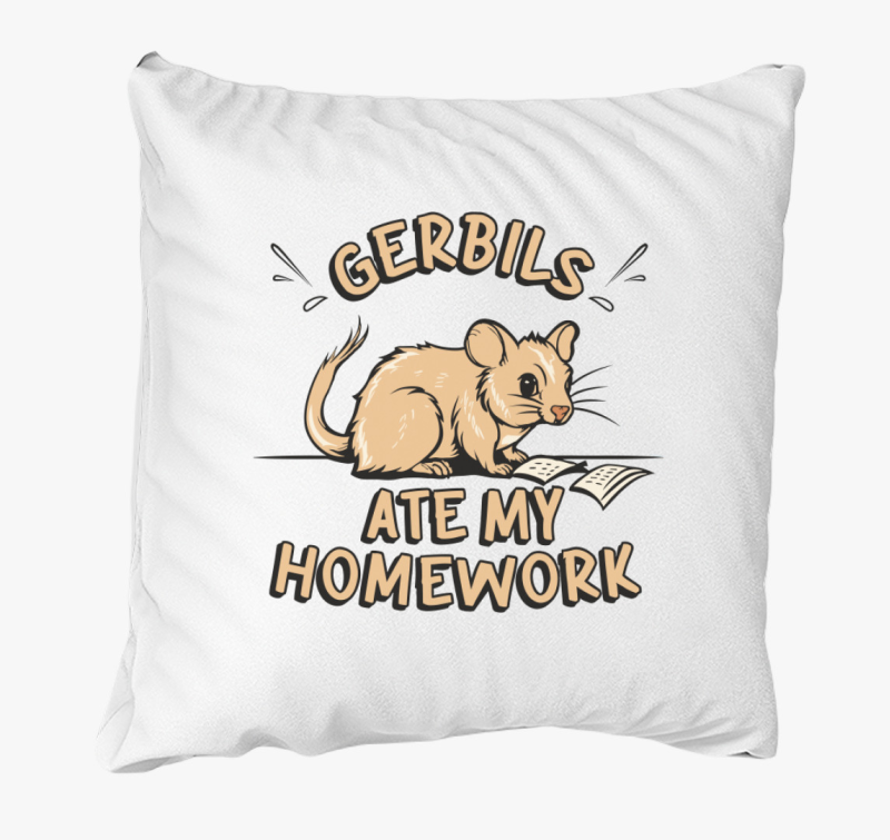 Gerbil homework párna