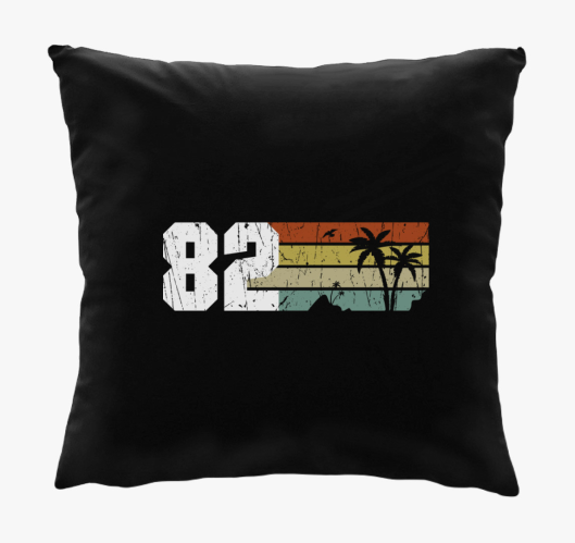 82 vintage design párna