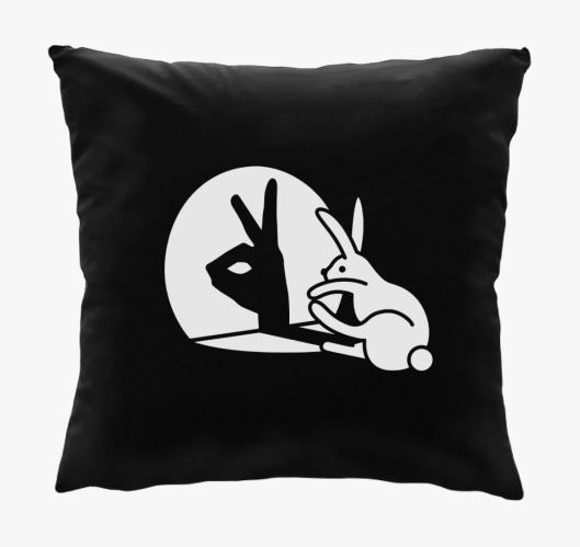 Nyúl vicces párna