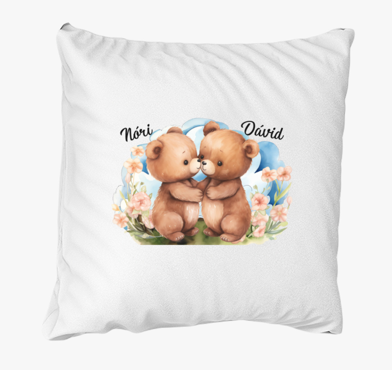 Összebújós szerelmes Macik párna