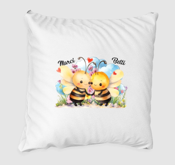 Összebújós szerelmes Méhecskék párna