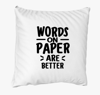 Paper better párna