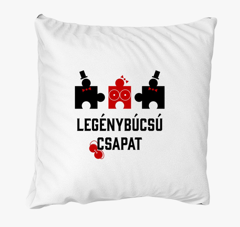 Legénybúcsú csapat legénybúcsúra puzzle párna