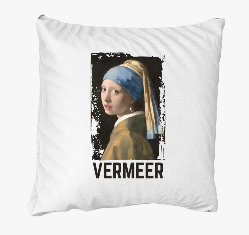 Vermeer Lány gyöngy fülbevalóval párna