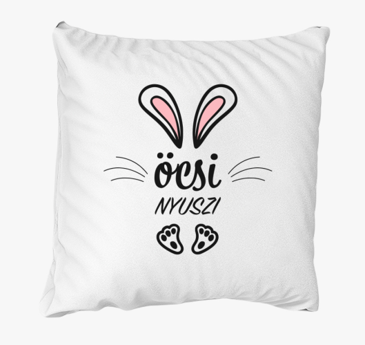 Nyuszicsalád öcsi nyuszi párna...