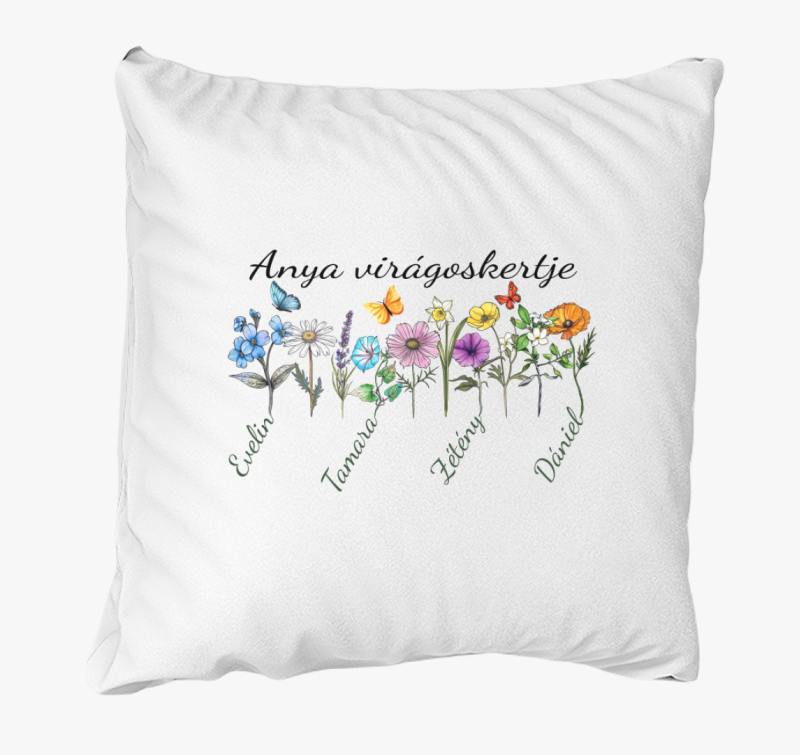 Anya virágoskertje párna