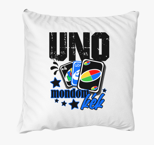 UNO mintás párna