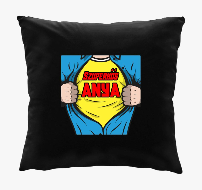 Szuperhős Anya párna