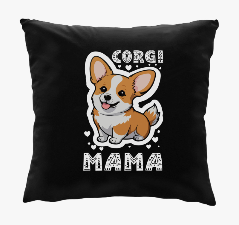Corgi Mama párna