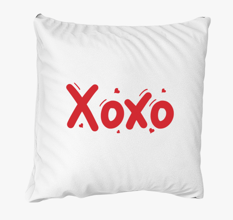 Xoxo szív párna
