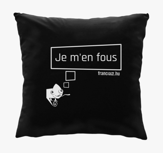 Nem érdekel! fehér feliratú pá...