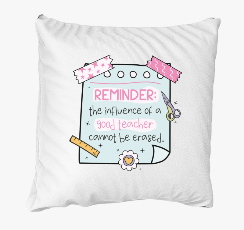 Teacher reminder influence párna